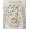 Beebipesa Premium Cocoon imikutele volangiga - Clematis beežil