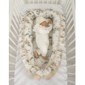 Beebipesa Premium Cocoon imikutele volangiga - Clematis beežil