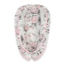 Beebipesa Premium Cocoon imikutele volangiga - Romantilised pojengid