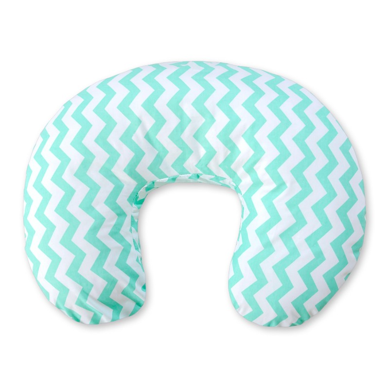 Imetamispadi, eemaldatav kate, käed-vabad toitmine - chevron mint