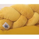 Punutud voodipehmendus minky 180cm- meekollane