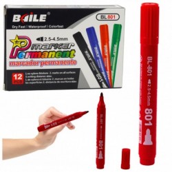 Püsimarker Veekindel punane 2,5-4,5 mm