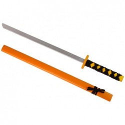 Puidust Mõõk Oranž Prop Rüütlile 73 cm