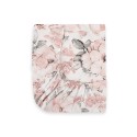 Kummiga voodilina puuvillast 120x60cm - seepia roosid