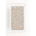 Kummiga voodilina puuvillast 120x60cm - Twinkle Woodland
