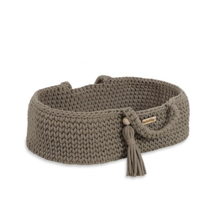 Nukkude moosese korv BOHO puuvill - mocca