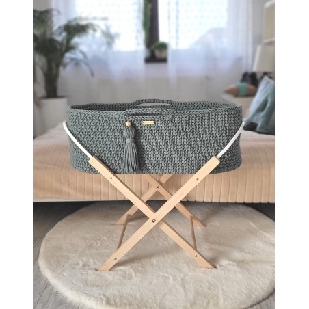 Moosese korv BOHO Käsitsi valmistatud alusega - loorber
