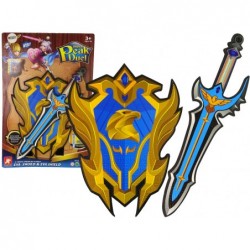 Blue Warrior Sword Shield komplekt EVA vaht.
