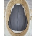 Muslin beebi magamiskott 0-6 kuud S suveks TOG 1.0 - antratsiit