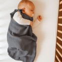 Muslin beebi magamiskott 0-6 kuud S suveks TOG 1.0 - antratsiit