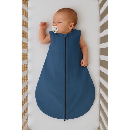 Muslin beebi magamiskott 0-6 kuud S suveks TOG 1.0 - pastelne sinine