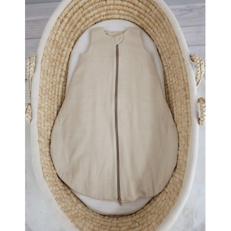 Muslin beebi magamiskott 0-6 kuud S suveks TOG 1.0 - kreem