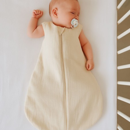 Muslin beebi magamiskott 0-6 kuud S suveks TOG 1.0 - kreem