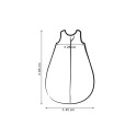 Muslin beebi magamiskott 0-6 kuud S suveks TOG 1.0 - pastelne roosa