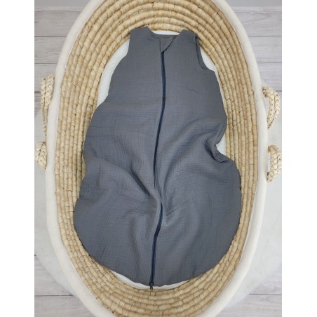 Muslin beebi magamiskott 6-12 kuud M suveks TOG 1.0 - antratsiit