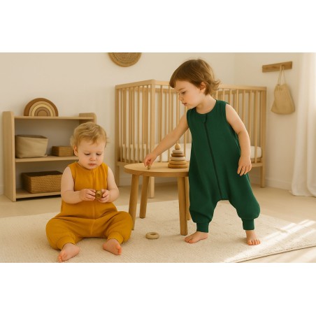 Muslin beebi magamiskott jalgadega L 9-24 kuud suveks TOG 1.0 - metsaroheline
