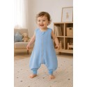 Muslin beebi magamiskott jalgadega L 9-24 kuud suveks TOG 1.0 - sinine