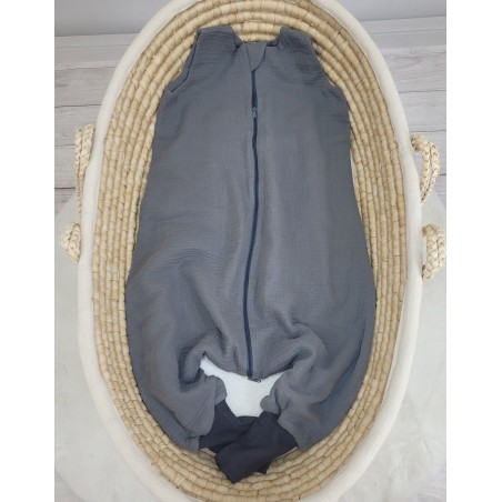 Muslin beebi magamiskott jalgadega XL 2-4 aastat suveks TOG 1.0 - antratsiit