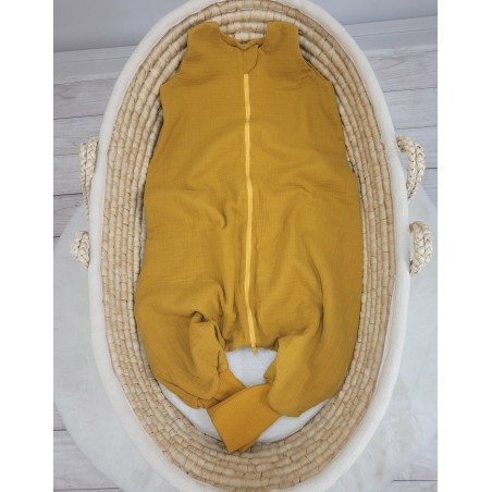Muslin beebi magamiskott jalgadega XL 2-4 aastat suveks TOG 1.0 - meekollane
