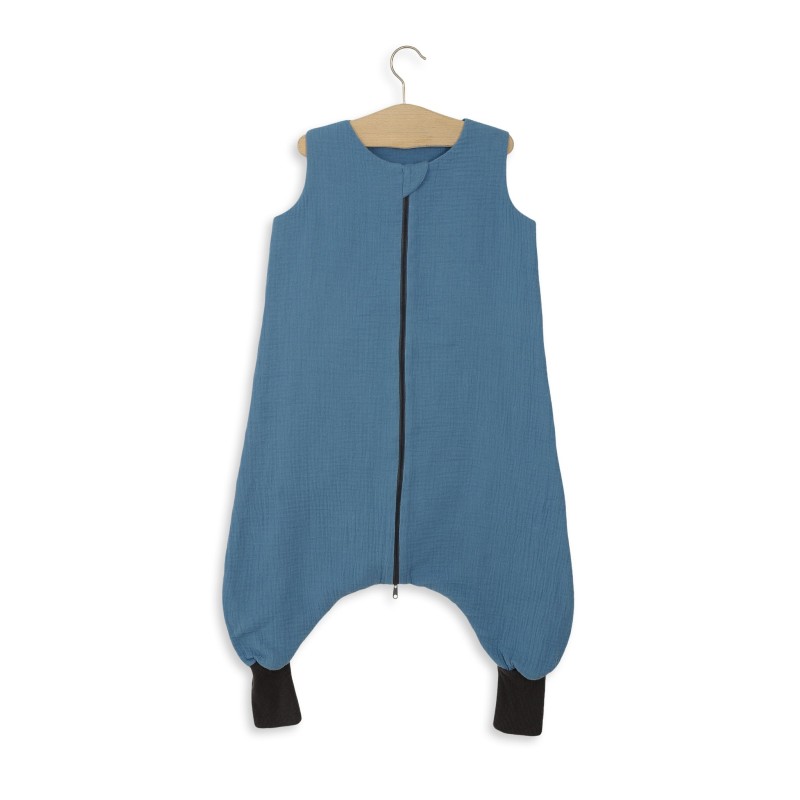 Muslin beebi magamiskott jalgadega XL 2-4 aastat suveks TOG 1.0 - pastelne sinine