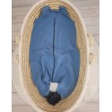 Muslin beebi magamiskott jalgadega XL 2-4 aastat suveks TOG 1.0 - pastelne sinine