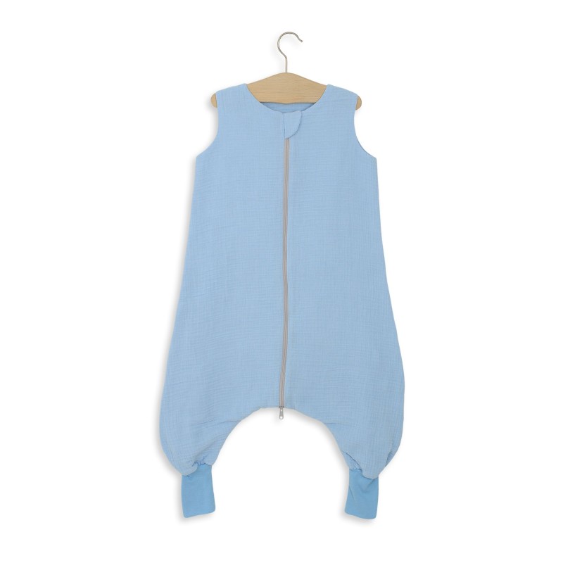 Muslin beebi magamiskott jalgadega XL 2-4 aastat suveks TOG 1.0 - sinine