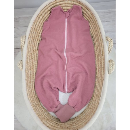 Muslin beebi magamiskott jalgadega XL 2-4 aastat suveks TOG 1.0 - retroroosa