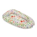 Beebipesa kahepoolne Premium Cocoon väikelastele BOBONO - meadow