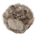 Plush Brown Kitten koos Wiggle Tail Squeaking Sounds võtmehoidja 9 cm