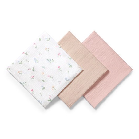 SUPER PEHME MUSLIIN LAPID 70x70 cm 3 tk ROOSA