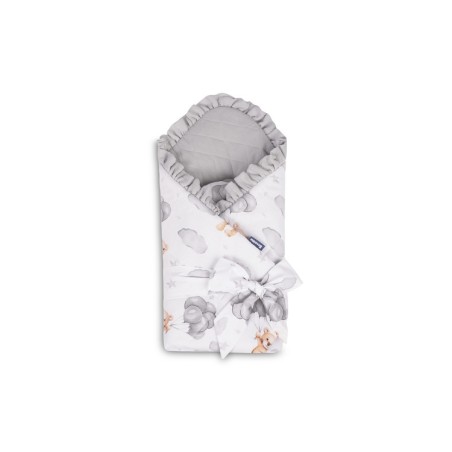 Koonusmähis MUSLIIN TEDDY GRAY 75x75