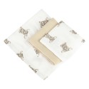 BEEBILAPID TRIO MUSLIIN 120x120, 70x60, 30x35, 3TK TEDDY BEEŽ