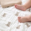 BEEBILAPID TRIO MUSLIIN 120x120, 70x60, 30x35, 3TK TEDDY BEEŽ