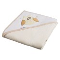 ECRU VANNIRÄTIK 80 x 80 cm 100% PUUVILL