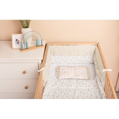 KOMPLEKT PUUVILLANE ROOSID BEEŽ 75X95 25X35