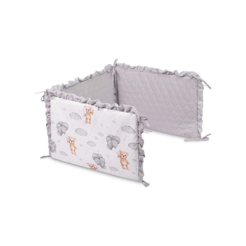 VOODIPEHMENDUS MUSLIIN TEDDY GRAY