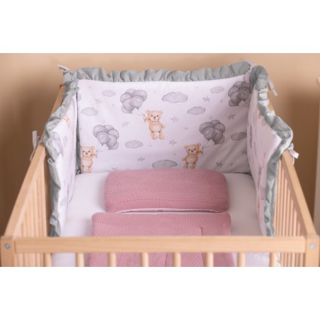VOODIPEHMENDUS MUSLIIN TEDDY GRAY