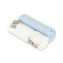 BEEBILAPID MÄHE MUSLIIN 60X75 2-PAKK TEDDY BLUE
