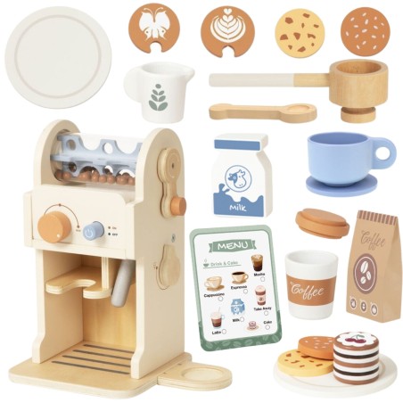 Puidust kohvikomplekt - Barista espressomasin
