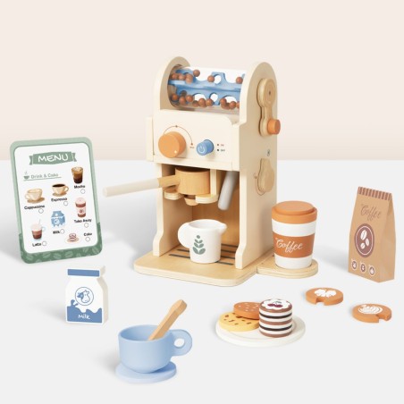 Puidust kohvikomplekt - Barista espressomasin
