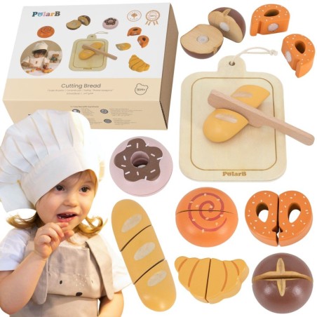 Puidust hommikusöögikomplekt – Little Baker