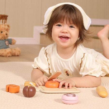 Puidust hommikusöögikomplekt – Little Baker