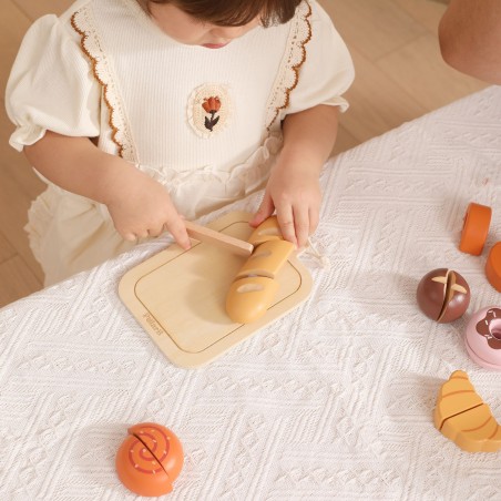 Puidust hommikusöögikomplekt – Little Baker