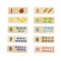 Puidust pusle komplekt, mis sobib numbritega Montessori pusle