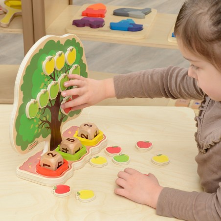 MASTERKIDZ puidust õunapuu – õppige loendama