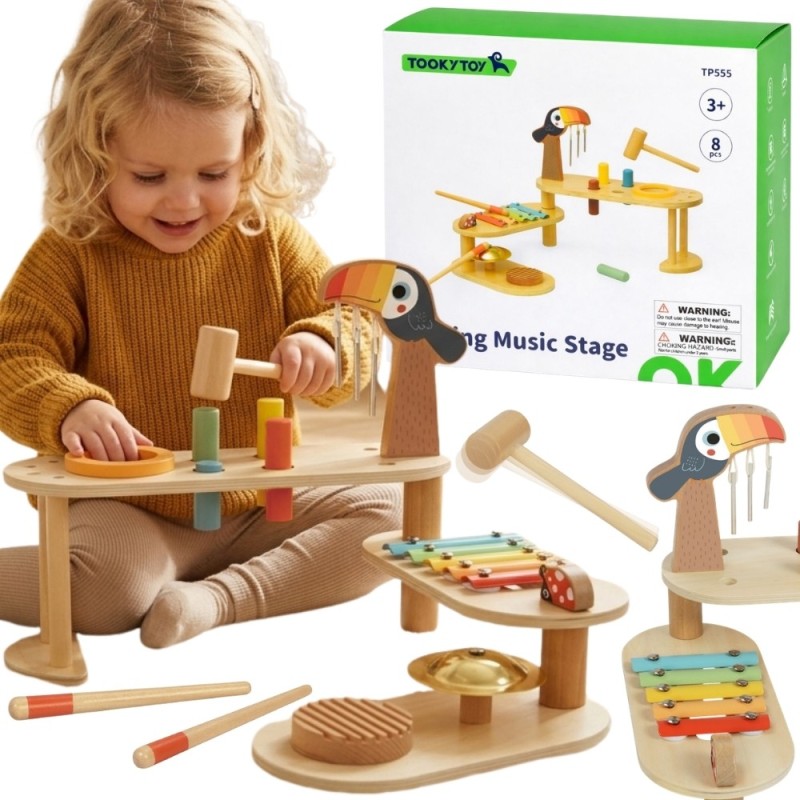 TOOKY TOY Õppemuusika laud – Tuukan