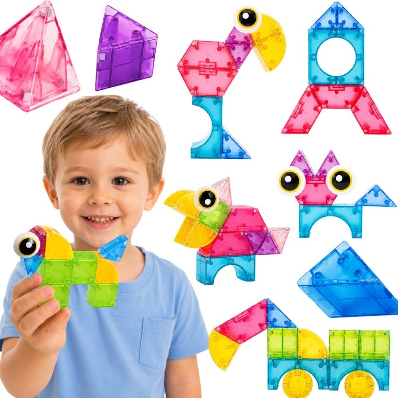 Magnetklotsid 21tk M Block Creative Educational Gift 3D