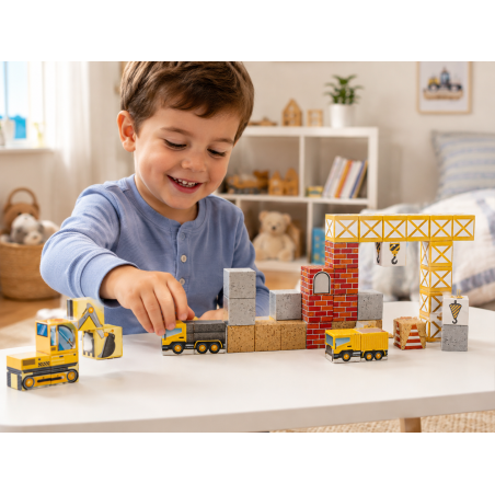 Magnetic Construction Cubes Ehitusplats 49 tk.