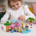 Magnetplokid, kuubikud, magnetid, 86 tk Montessori 3D-õppe puslekomplekt lastele vanuses 3+