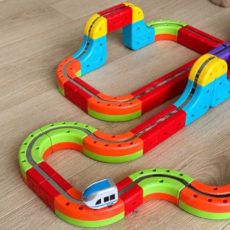 Magic Cube rongi ehitusplokid gravitatsioonivastased magnetrööbastee 68tk.